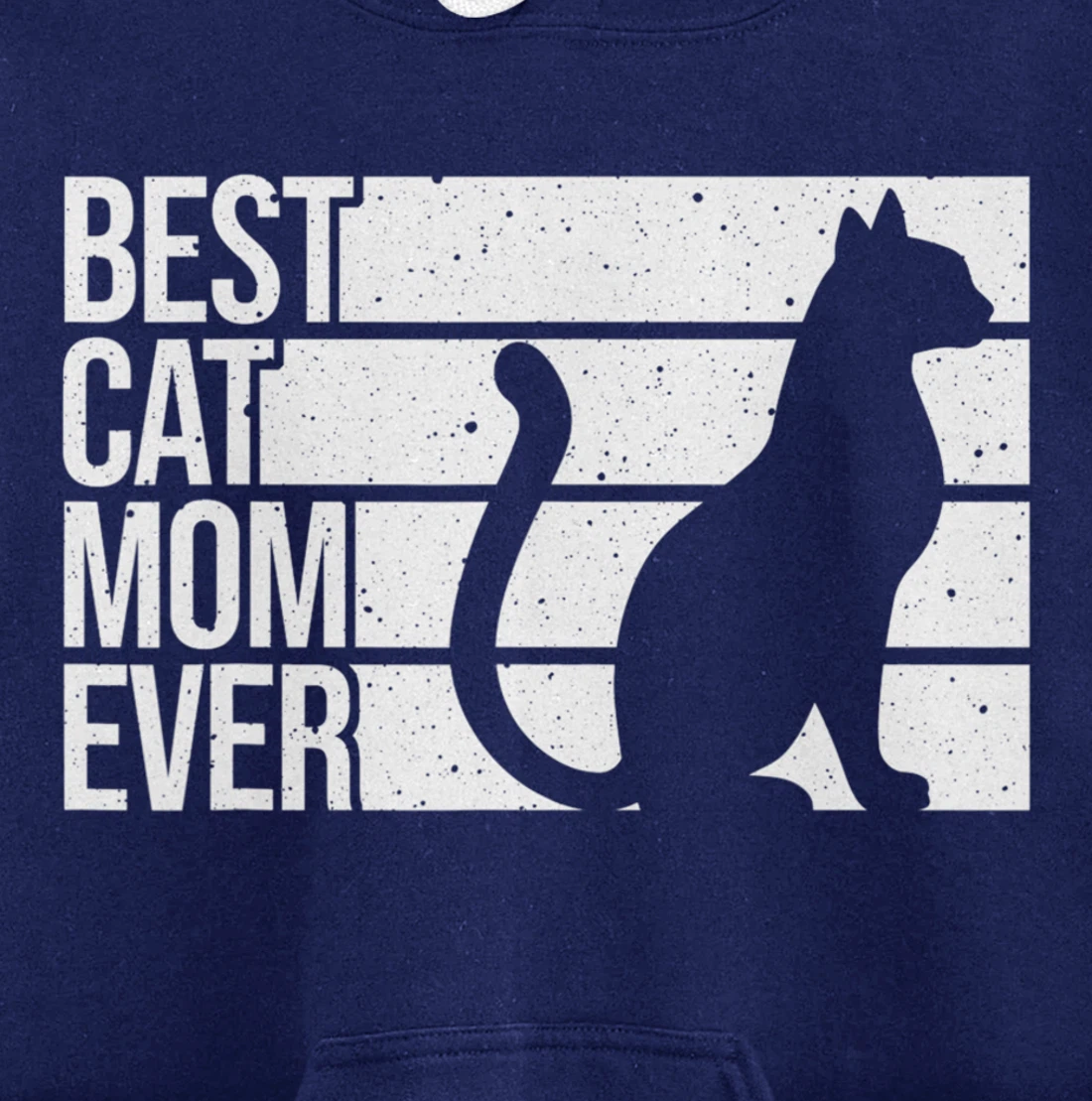 Cute Cat Mom Art For Women Girl Cat Pet Animal Kitten Pullover Hoodie