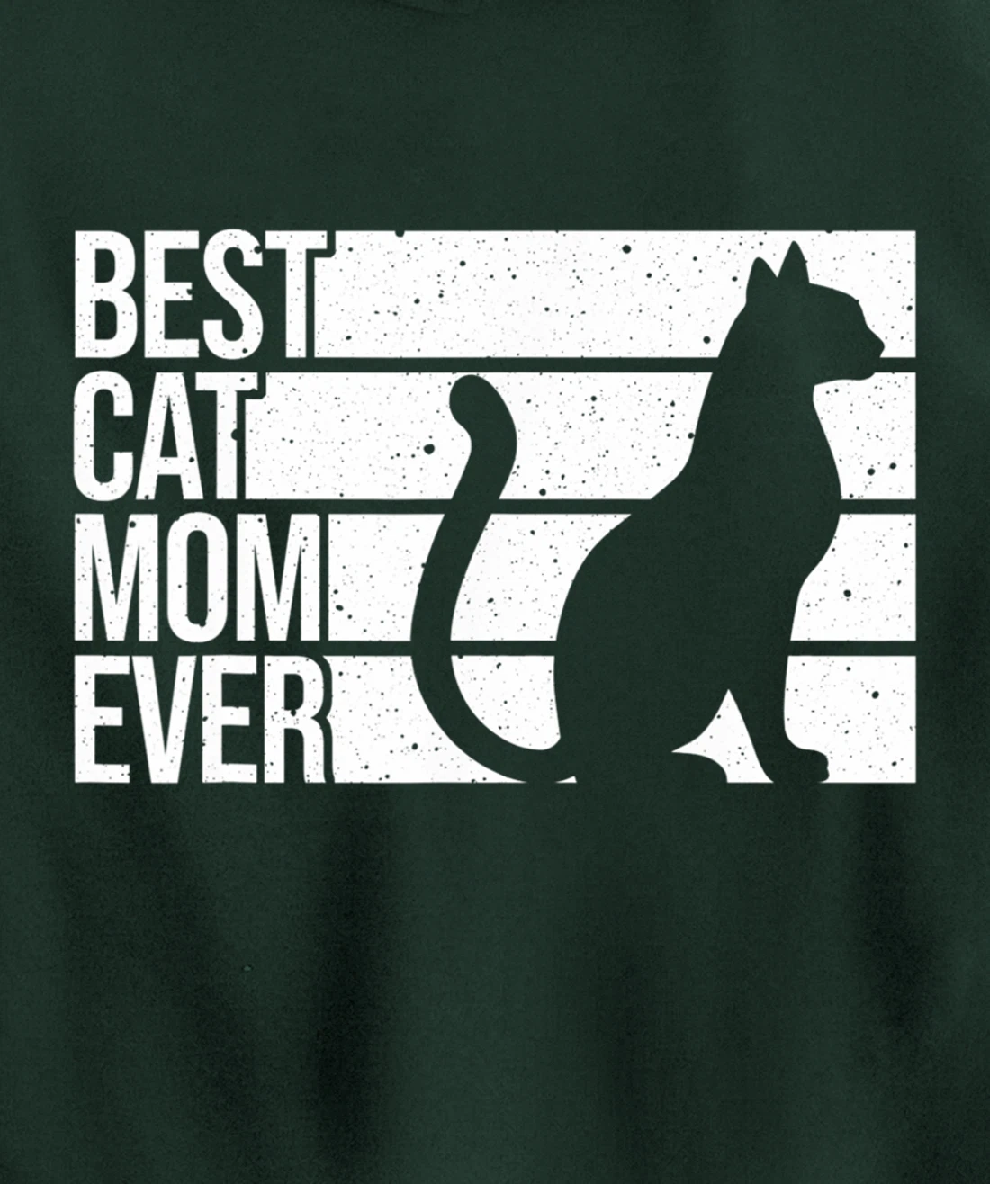 Cute Cat Mom Art For Women Girl Cat Pet Animal Kitten Pullover Hoodie