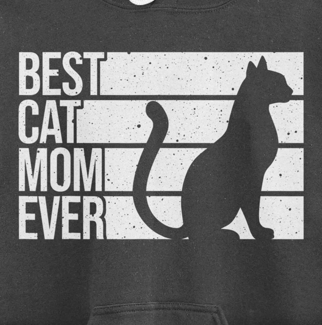 Cute Cat Mom Art For Women Girl Cat Pet Animal Kitten Pullover Hoodie