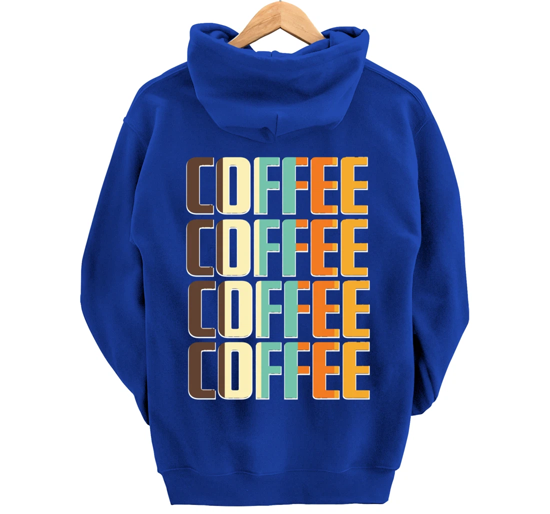 Women's Coffee Coffee Coffee Letter Print Funny Caffeine Pullover Hoodie