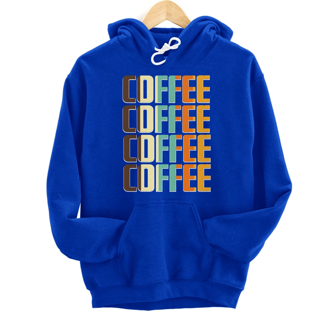 Women's Coffee Coffee Coffee Letter Print Funny Caffeine Pullover Hoodie