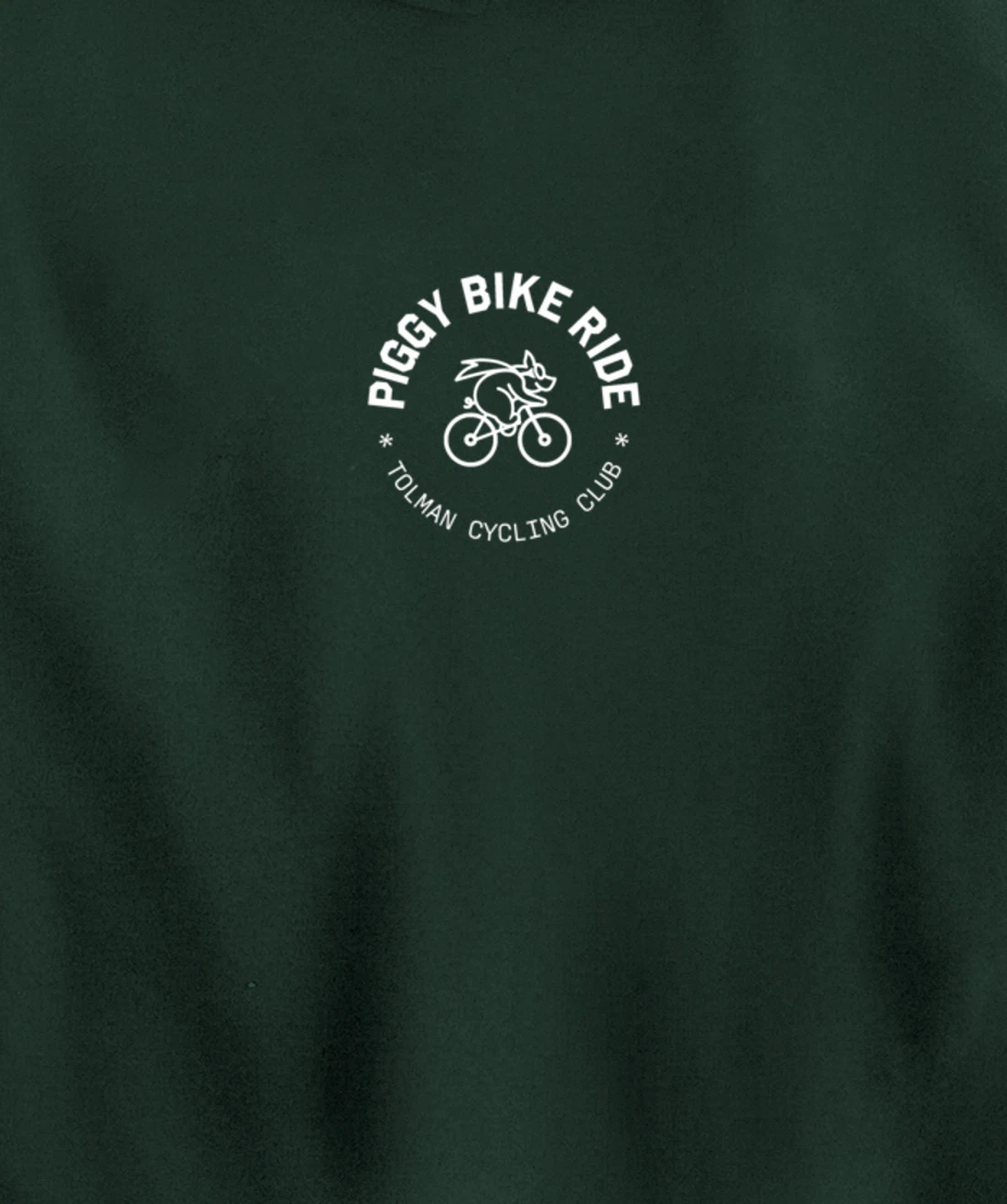 Tolman Cycling Club Piggy Bike Ride Pullover Hoodie