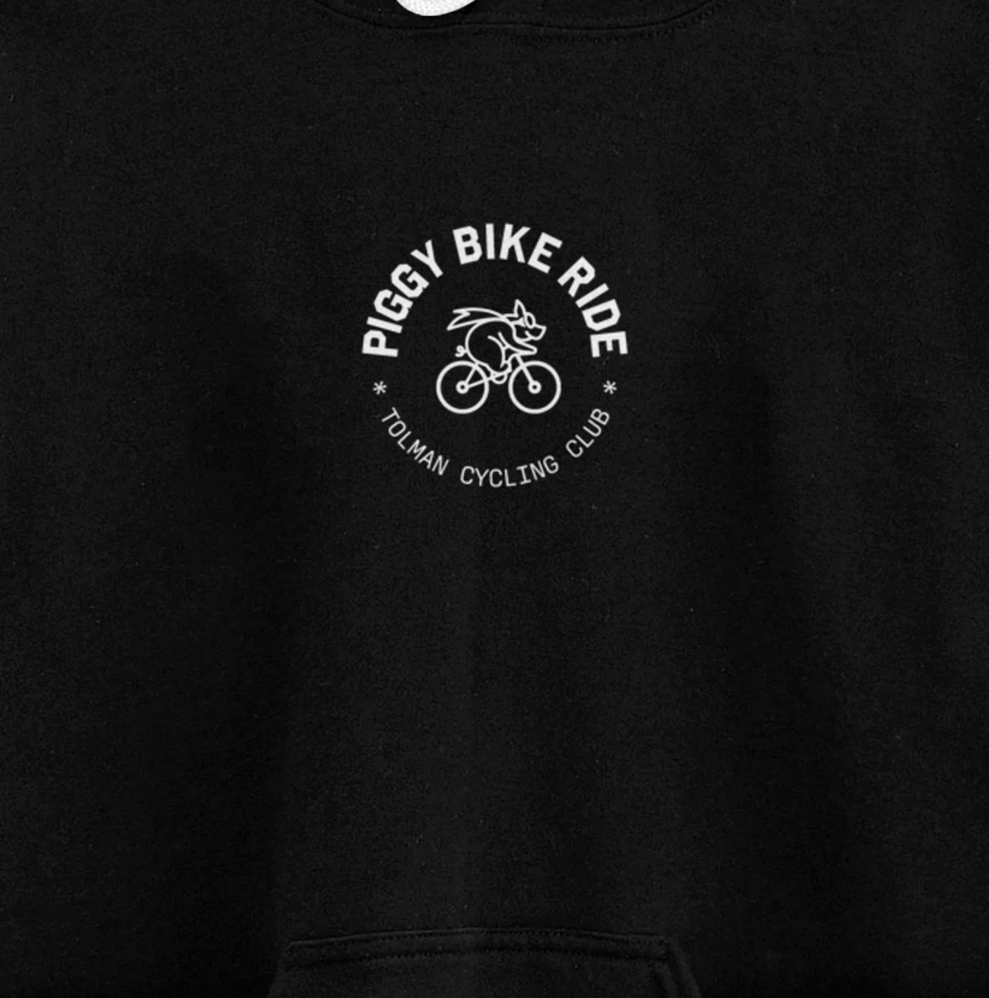 Tolman Cycling Club Piggy Bike Ride Pullover Hoodie
