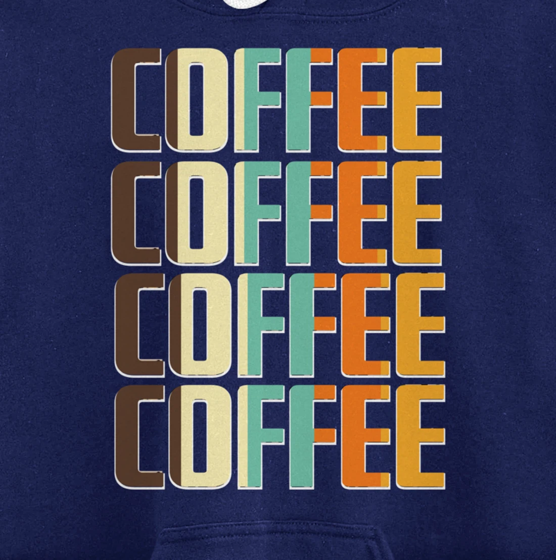 Women's Coffee Coffee Coffee Letter Print Funny Caffeine Pullover Hoodie