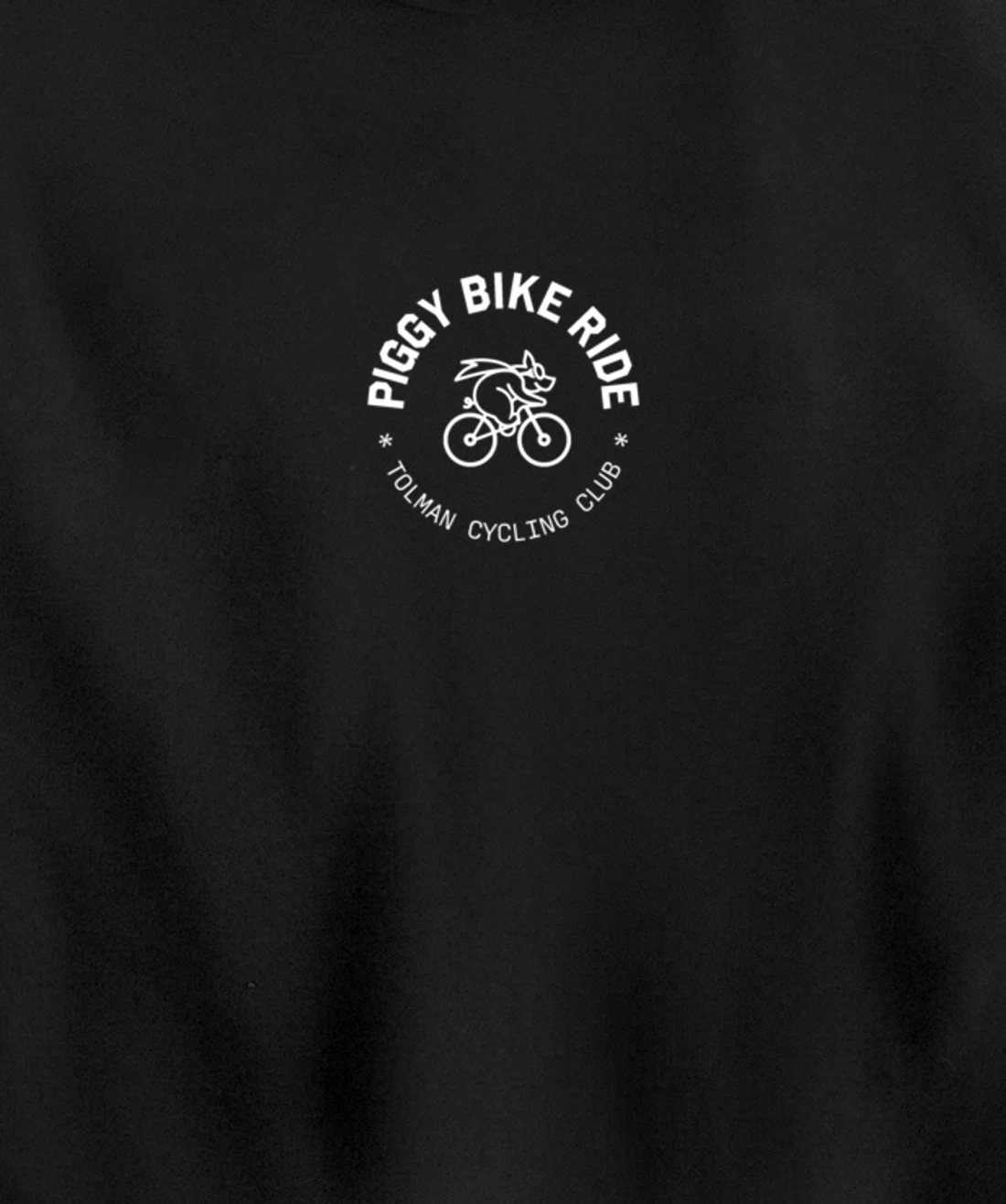 Tolman Cycling Club Piggy Bike Ride Pullover Hoodie