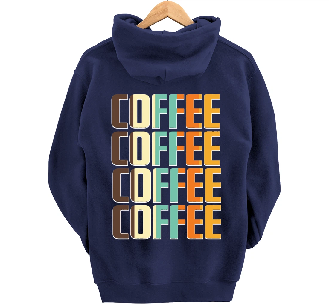 Women's Coffee Coffee Coffee Letter Print Funny Caffeine Pullover Hoodie