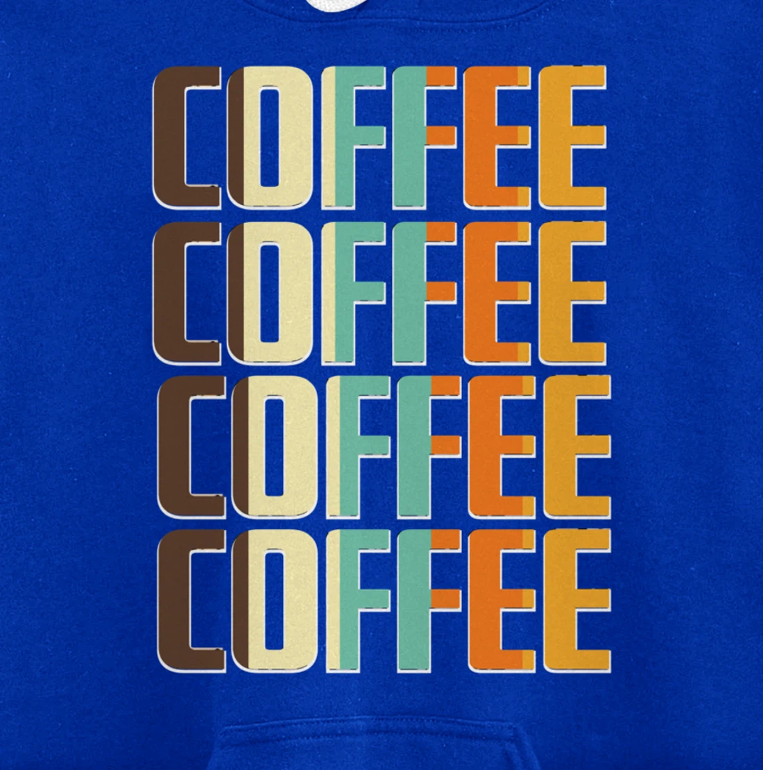 Women's Coffee Coffee Coffee Letter Print Funny Caffeine Pullover Hoodie