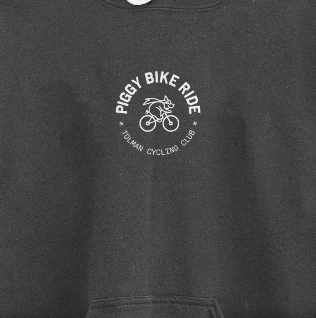 Tolman Cycling Club Piggy Bike Ride Pullover Hoodie