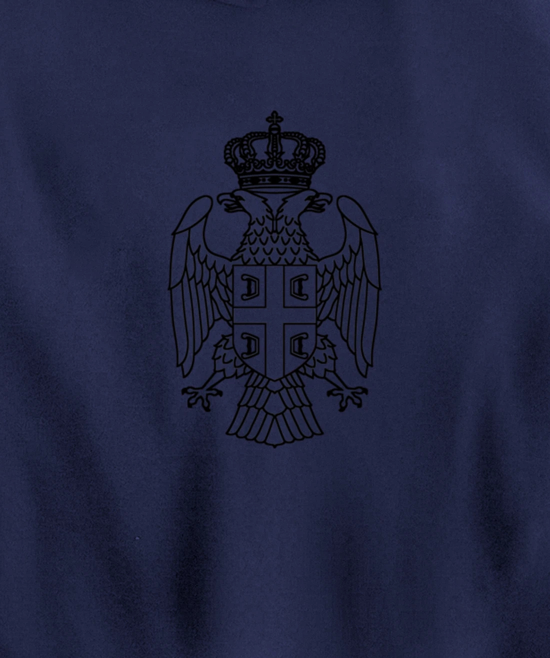 Serbia Srbija Serbia Serbian Eagle Large Pullover Hoodie