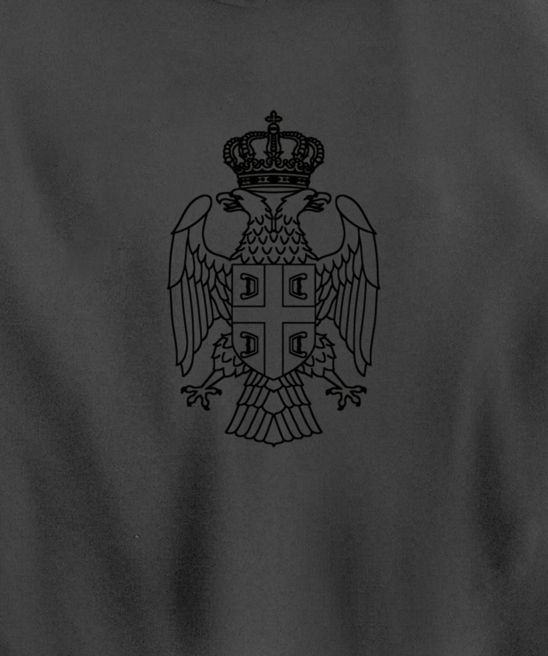 Serbia Srbija Serbia Serbian Eagle Large Pullover Hoodie