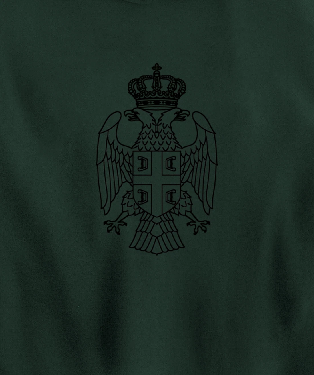 Serbia Srbija Serbia Serbian Eagle Large Pullover Hoodie