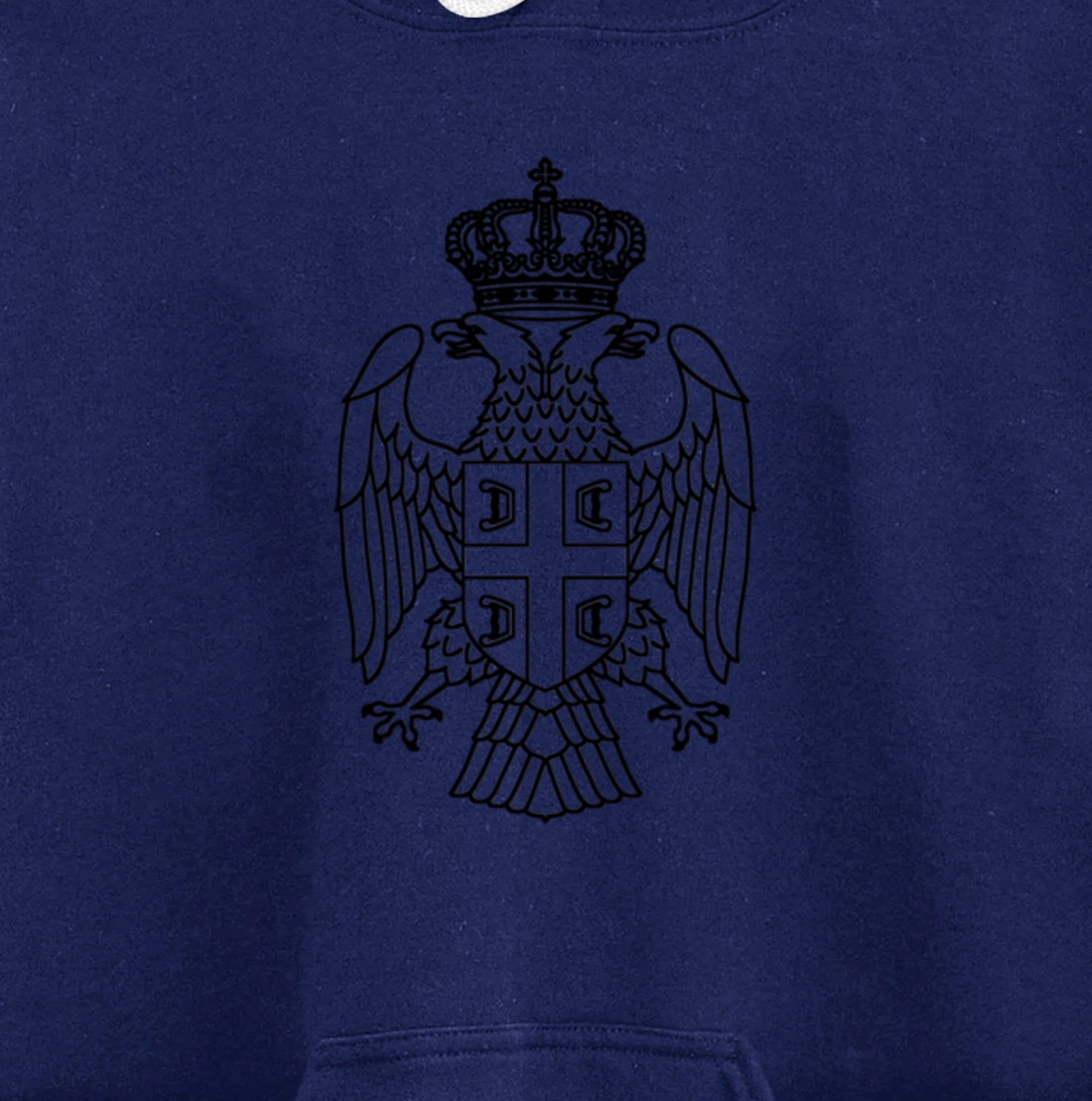 Serbia Srbija Serbia Serbian Eagle Large Pullover Hoodie