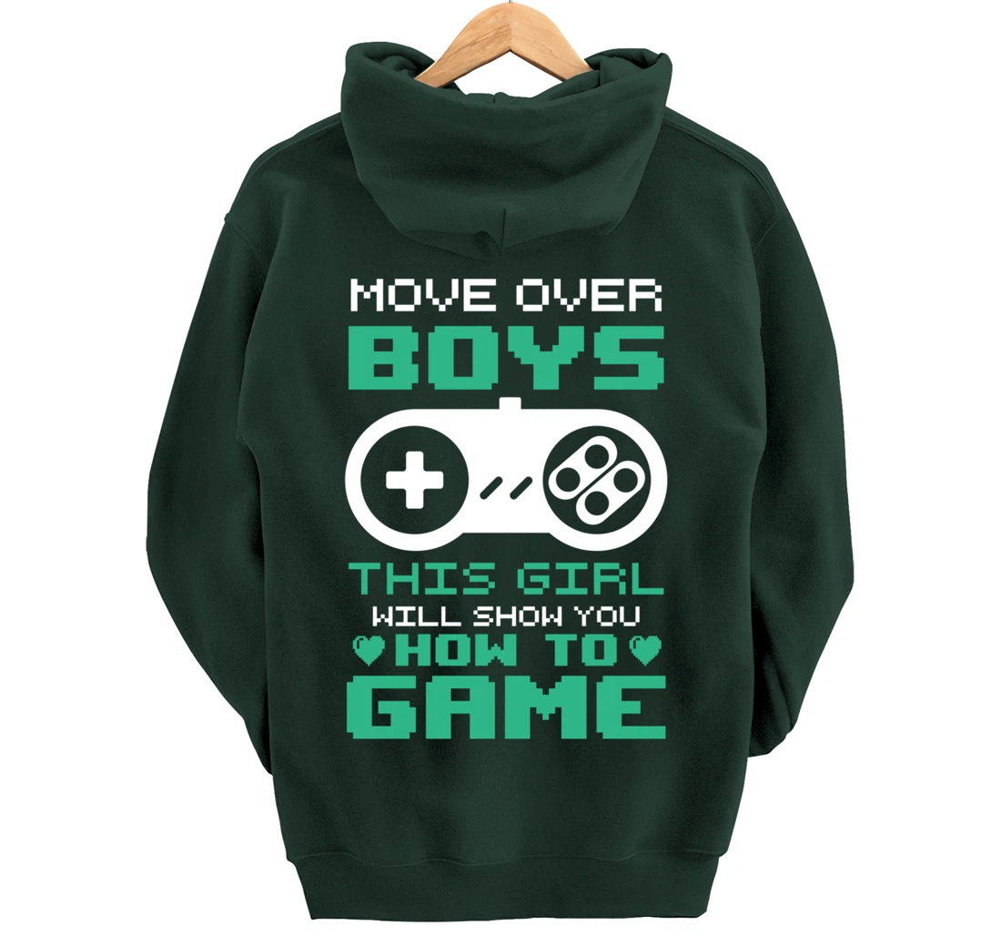 Funny This Girl Will Show You How To Game Pullover Hoodie