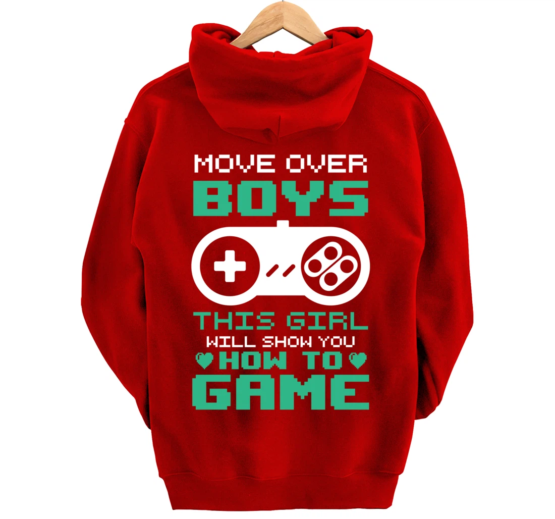 Funny This Girl Will Show You How To Game Pullover Hoodie
