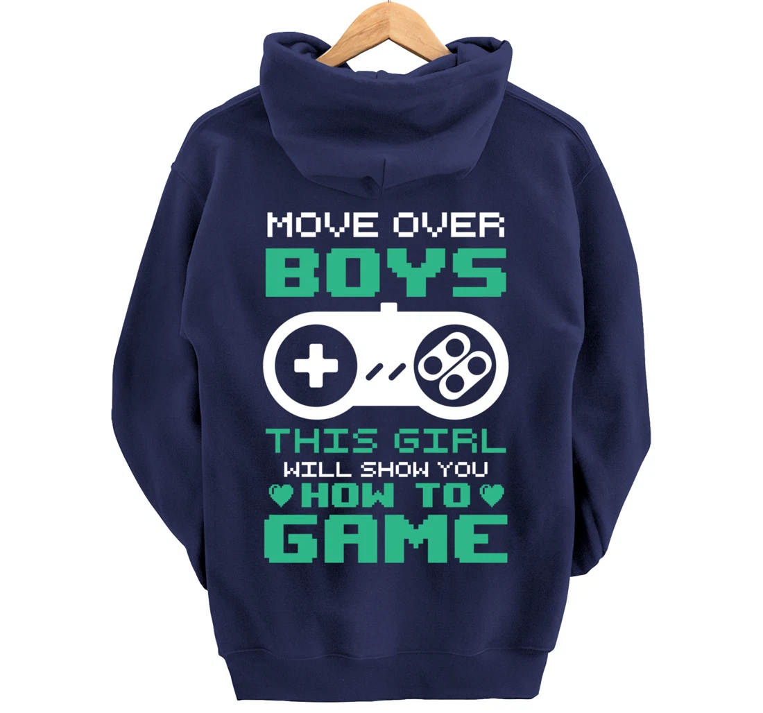 Funny This Girl Will Show You How To Game Pullover Hoodie