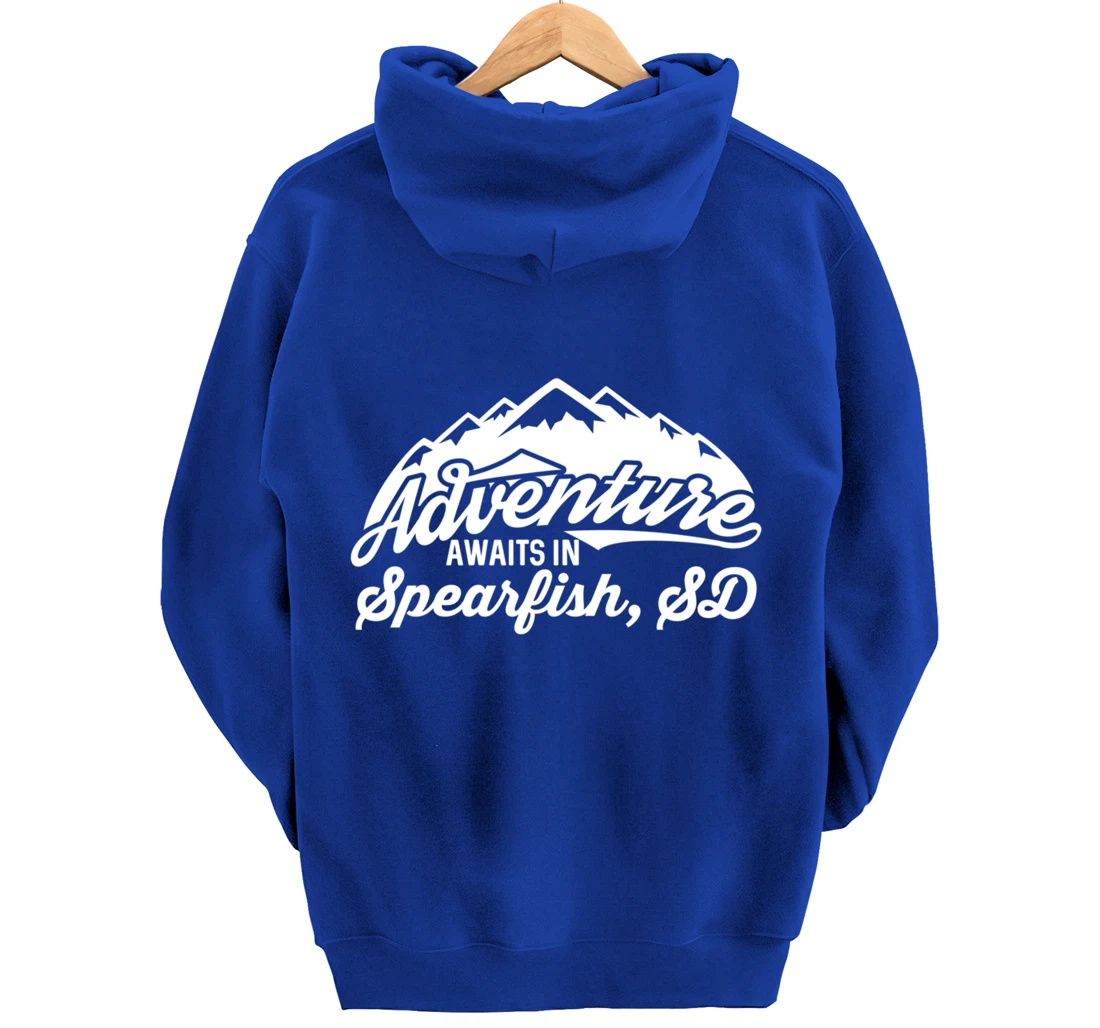 Adventure Awaits in Spearfish South Dakota Pullover Hoodie