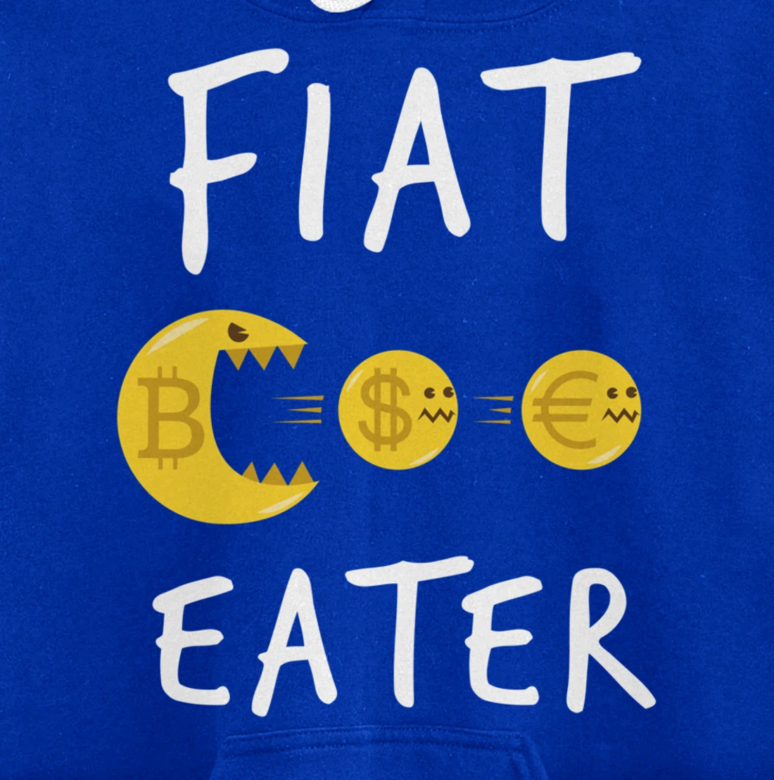 Funny Bitcoin Design - Cryptocurrency Comic Business Money Pullover Hoodie