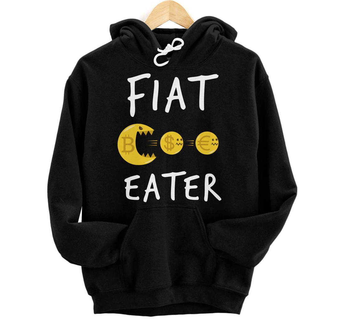 Funny Bitcoin Design - Cryptocurrency Comic Business Money Pullover Hoodie