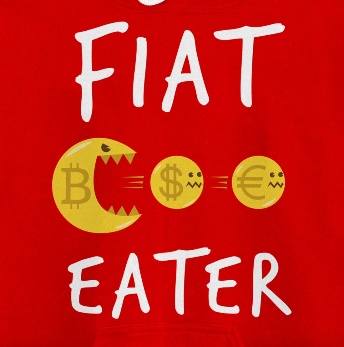 Funny Bitcoin Design - Cryptocurrency Comic Business Money Pullover Hoodie