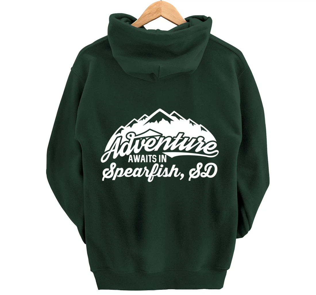 Adventure Awaits in Spearfish South Dakota Pullover Hoodie