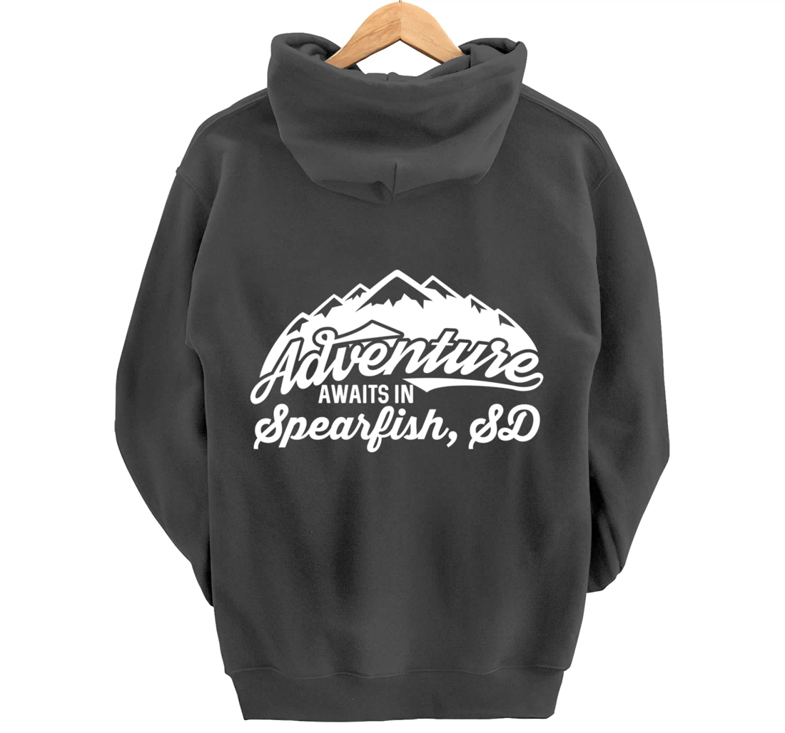 Adventure Awaits in Spearfish South Dakota Pullover Hoodie