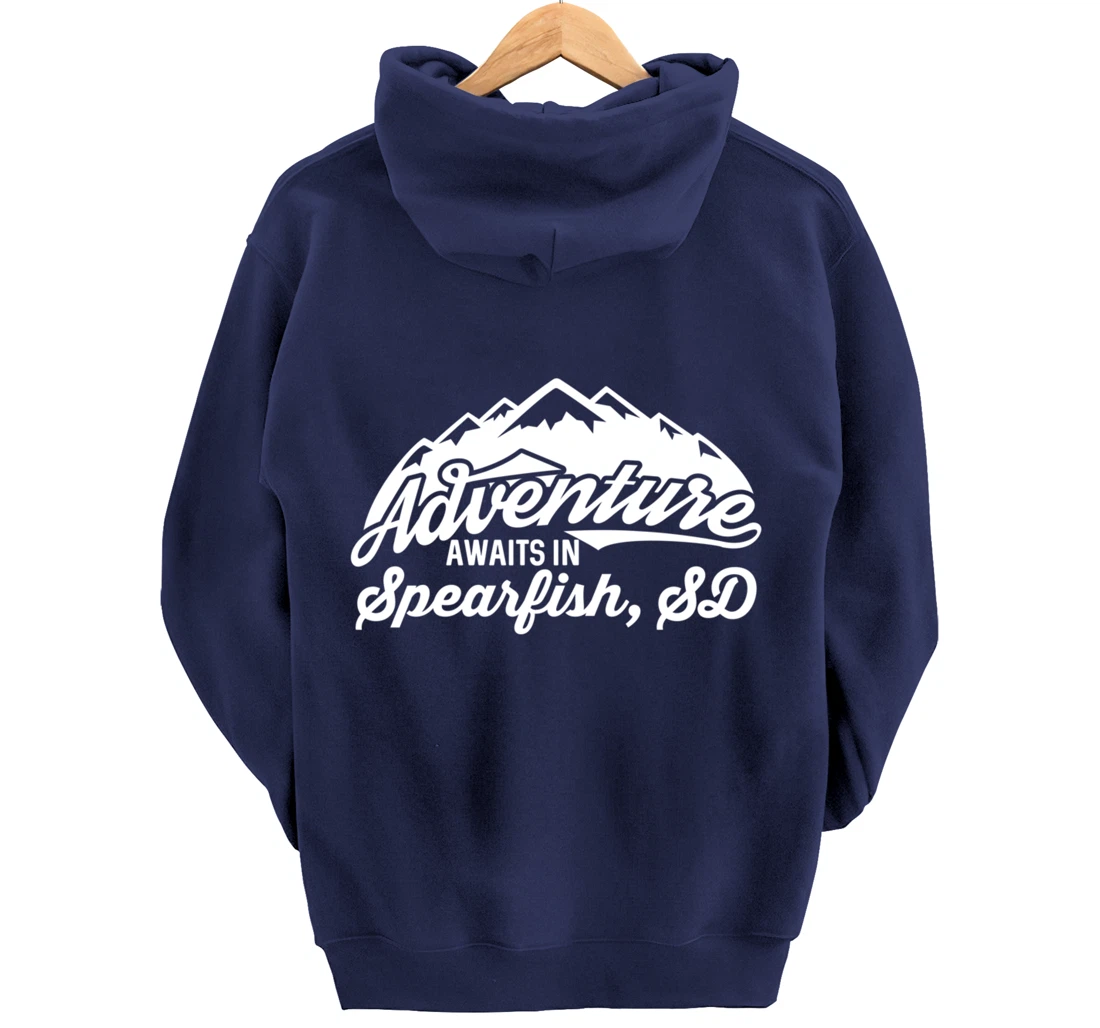 Adventure Awaits in Spearfish South Dakota Pullover Hoodie