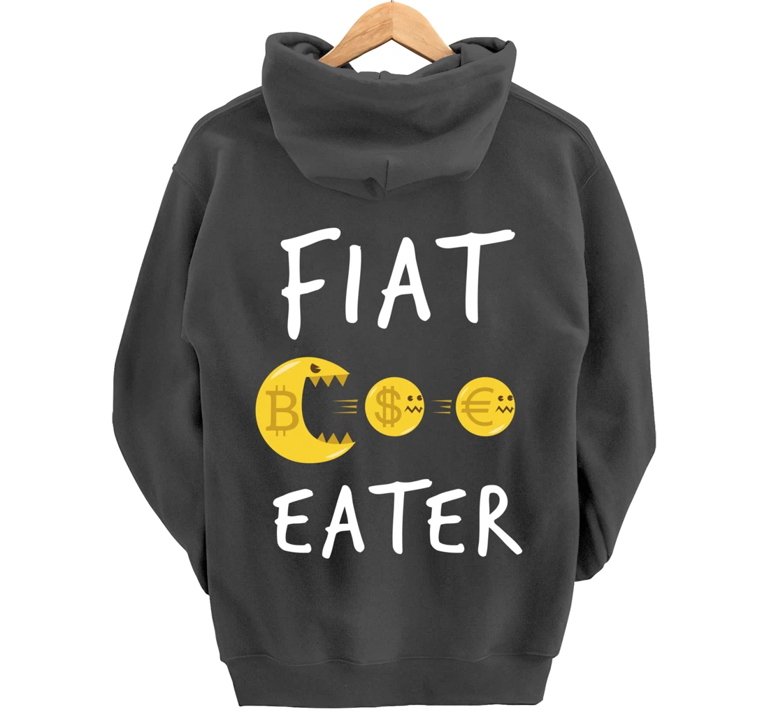 Funny Bitcoin Design - Cryptocurrency Comic Business Money Pullover Hoodie