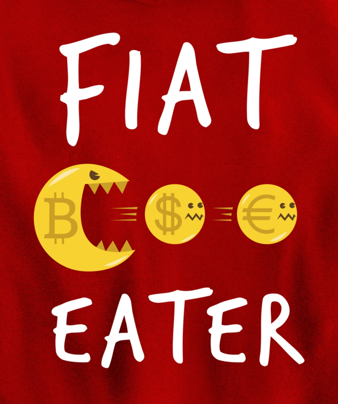 Funny Bitcoin Design - Cryptocurrency Comic Business Money Pullover Hoodie