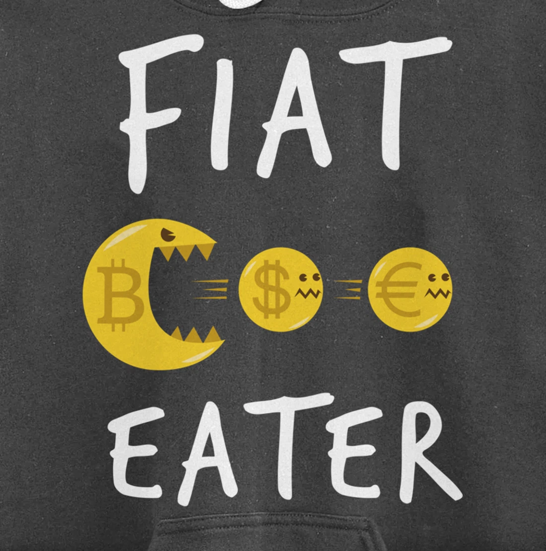 Funny Bitcoin Design - Cryptocurrency Comic Business Money Pullover Hoodie