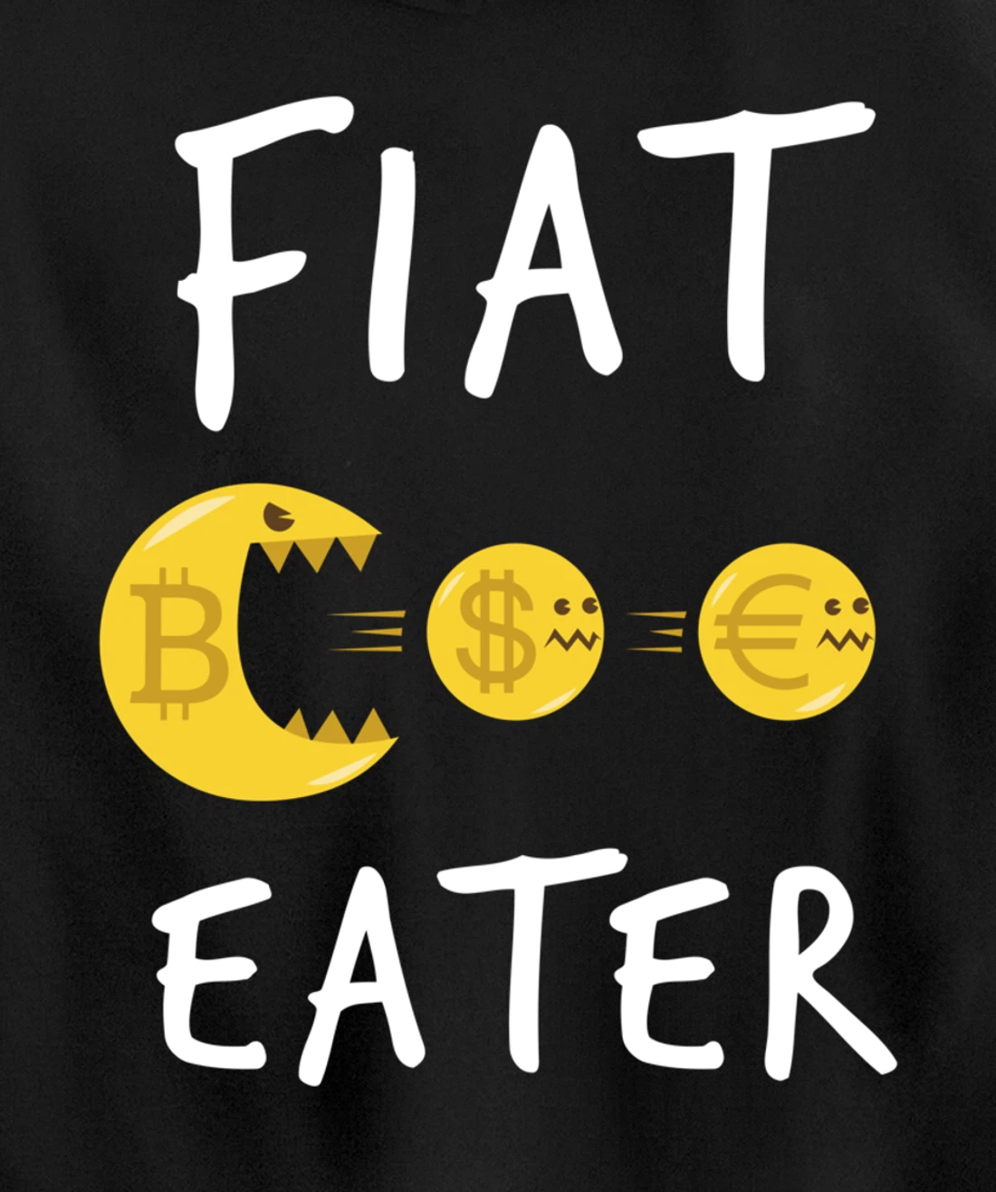 Funny Bitcoin Design - Cryptocurrency Comic Business Money Pullover Hoodie