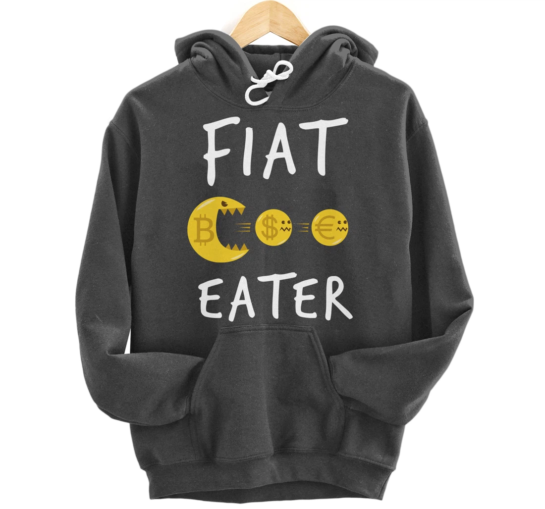 Funny Bitcoin Design - Cryptocurrency Comic Business Money Pullover Hoodie