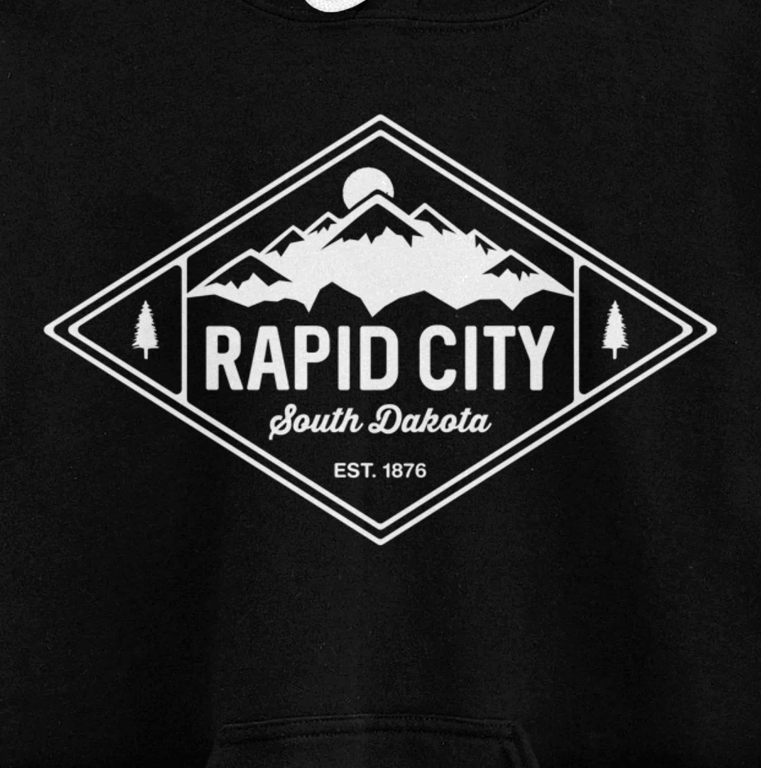 Rapid City South Dakota Mountain Outdoors Nature Pullover Hoodie