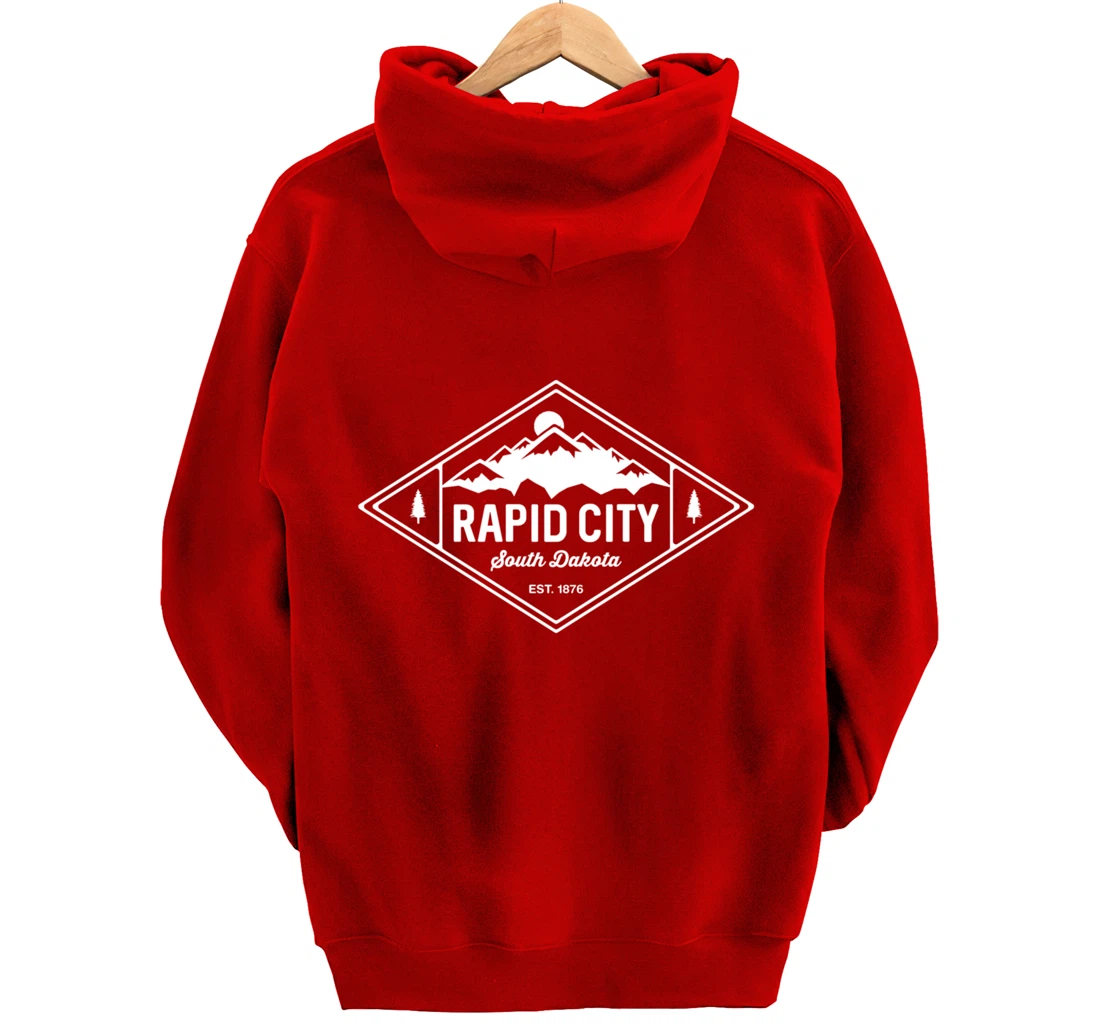 Rapid City South Dakota Mountain Outdoors Nature Pullover Hoodie