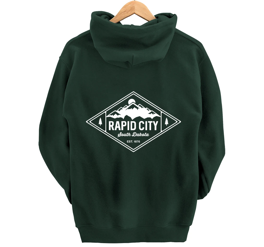Rapid City South Dakota Mountain Outdoors Nature Pullover Hoodie