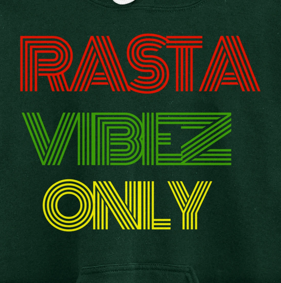 Jamaican Roots Reggae Jamaica Rasta Reggae Pullover Hoodie