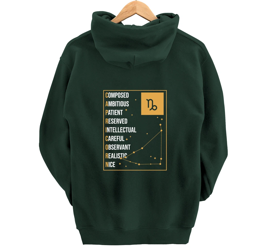 Capricorn Facts Apparel Funny Horoscope Astrology Pullover Hoodie