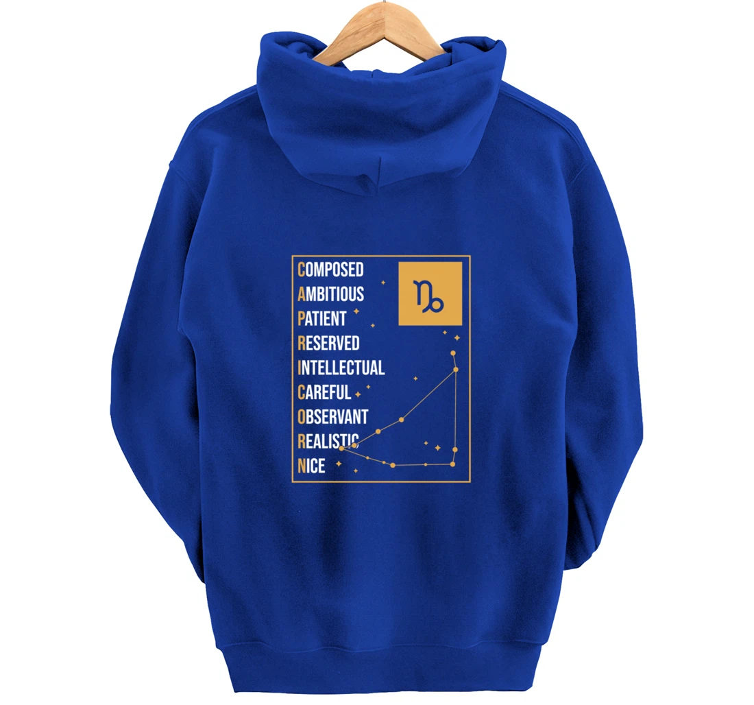 Capricorn Facts Apparel Funny Horoscope Astrology Pullover Hoodie
