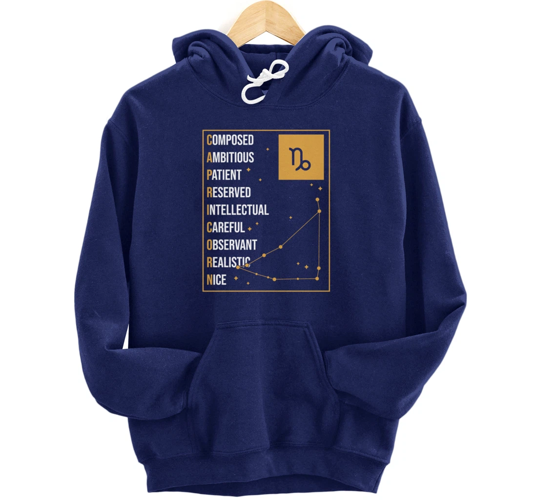 Capricorn Facts Apparel Funny Horoscope Astrology Pullover Hoodie