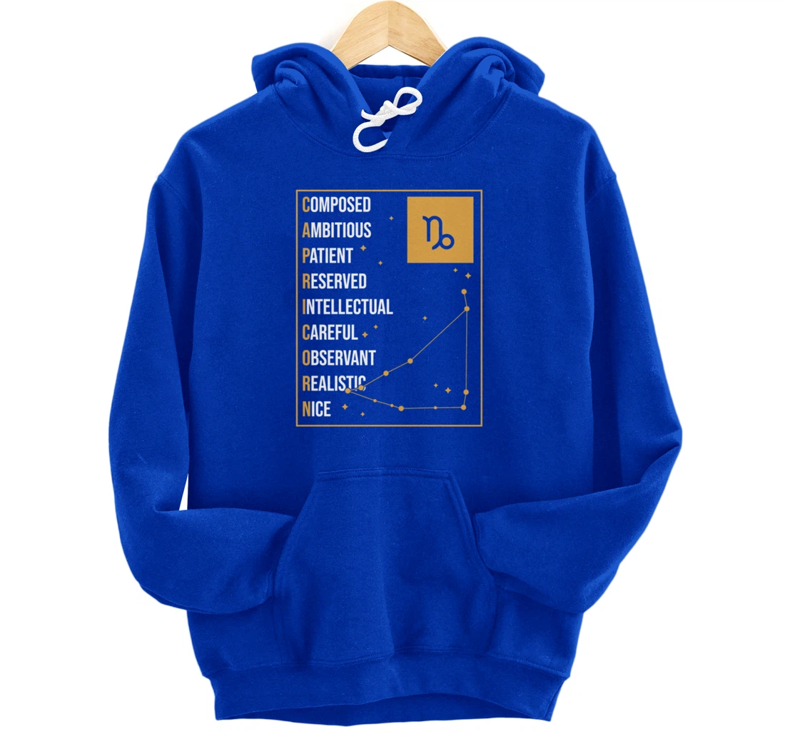 Capricorn Facts Apparel Funny Horoscope Astrology Pullover Hoodie