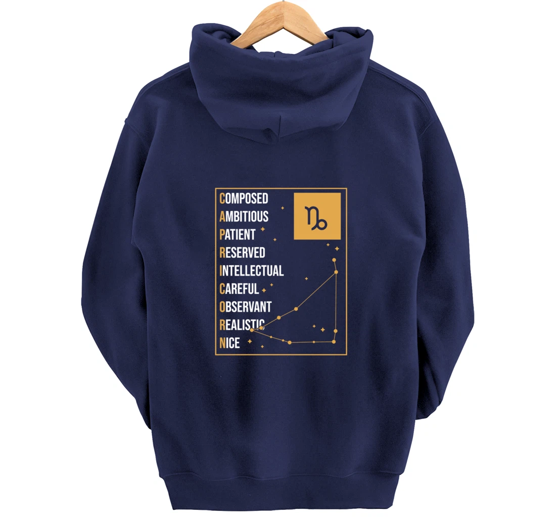 Capricorn Facts Apparel Funny Horoscope Astrology Pullover Hoodie