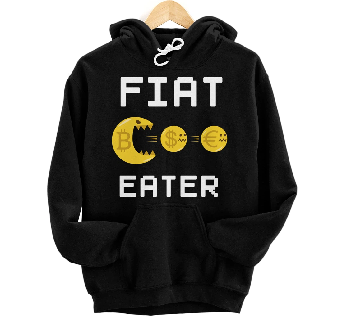 Funny Bitcoin Design - Cryptocurrency Comic Business Money Pullover Hoodie
