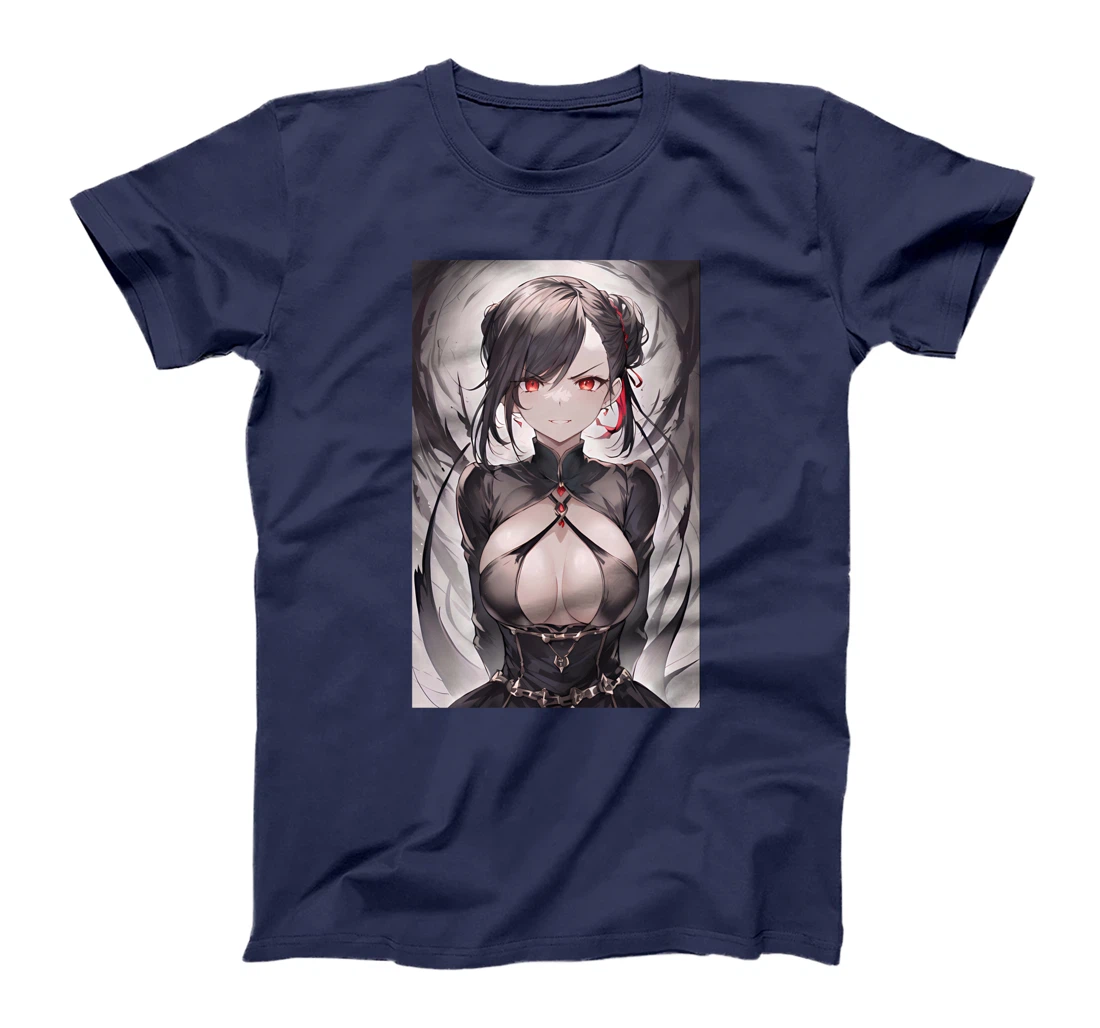 Gothic Anime Girl Aesthetic Japanese Waifu T-Shirt
