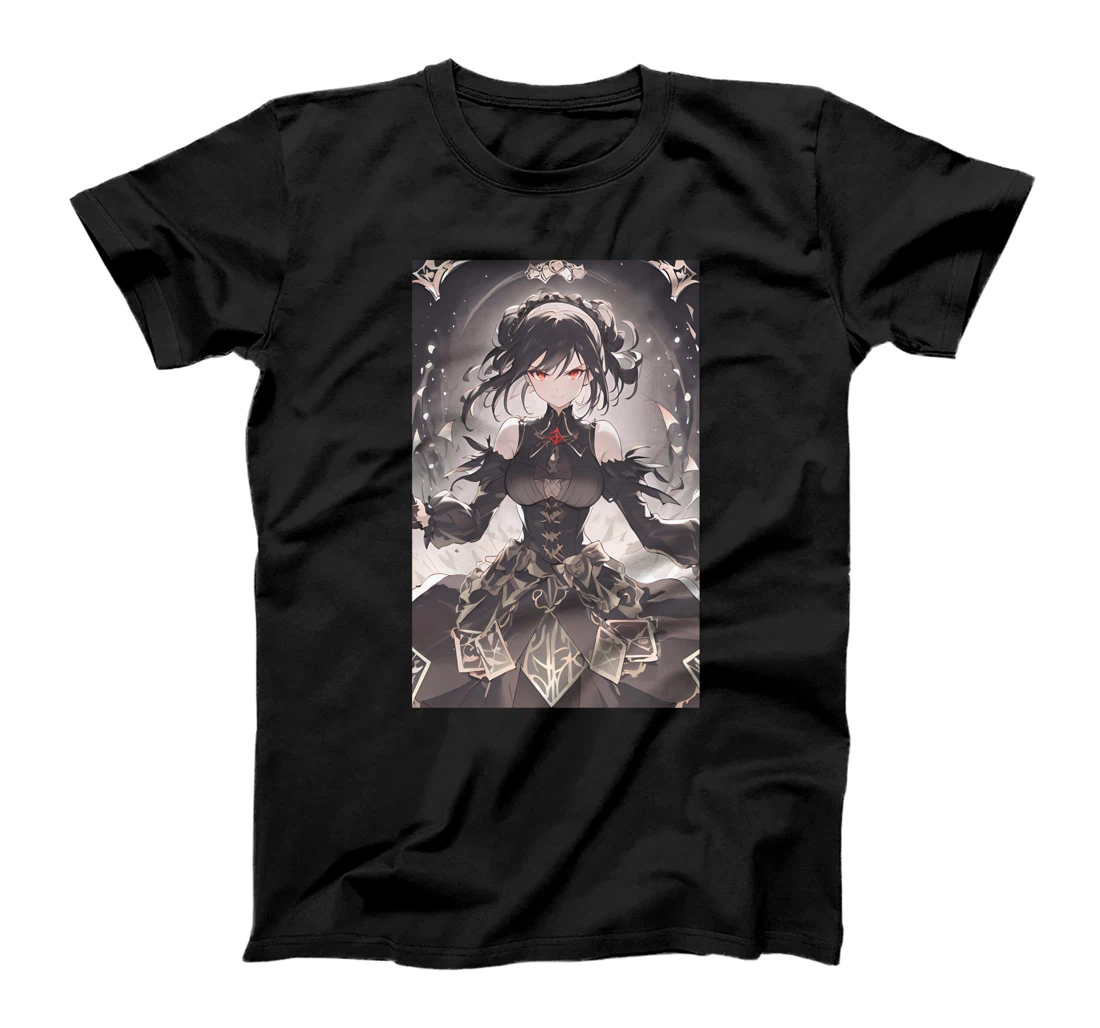 Aesthetic Goth Anime Girl Soft Grunge Gothic Waifu T-Shirt