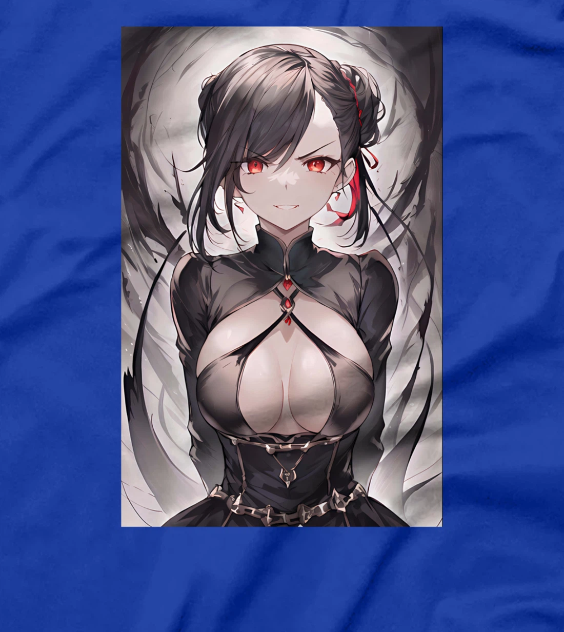 Gothic Anime Girl Aesthetic Japanese Waifu T-Shirt
