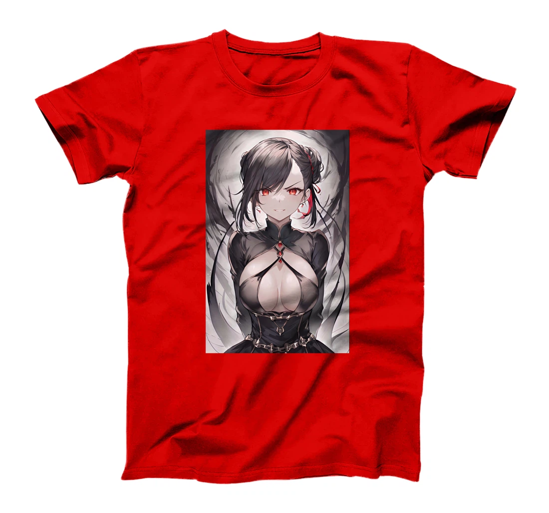 Gothic Anime Girl Aesthetic Japanese Waifu T-Shirt