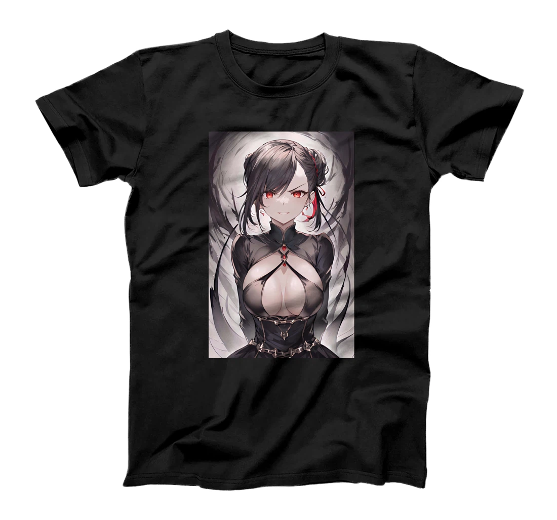 Gothic Anime Girl Aesthetic Japanese Waifu T-Shirt