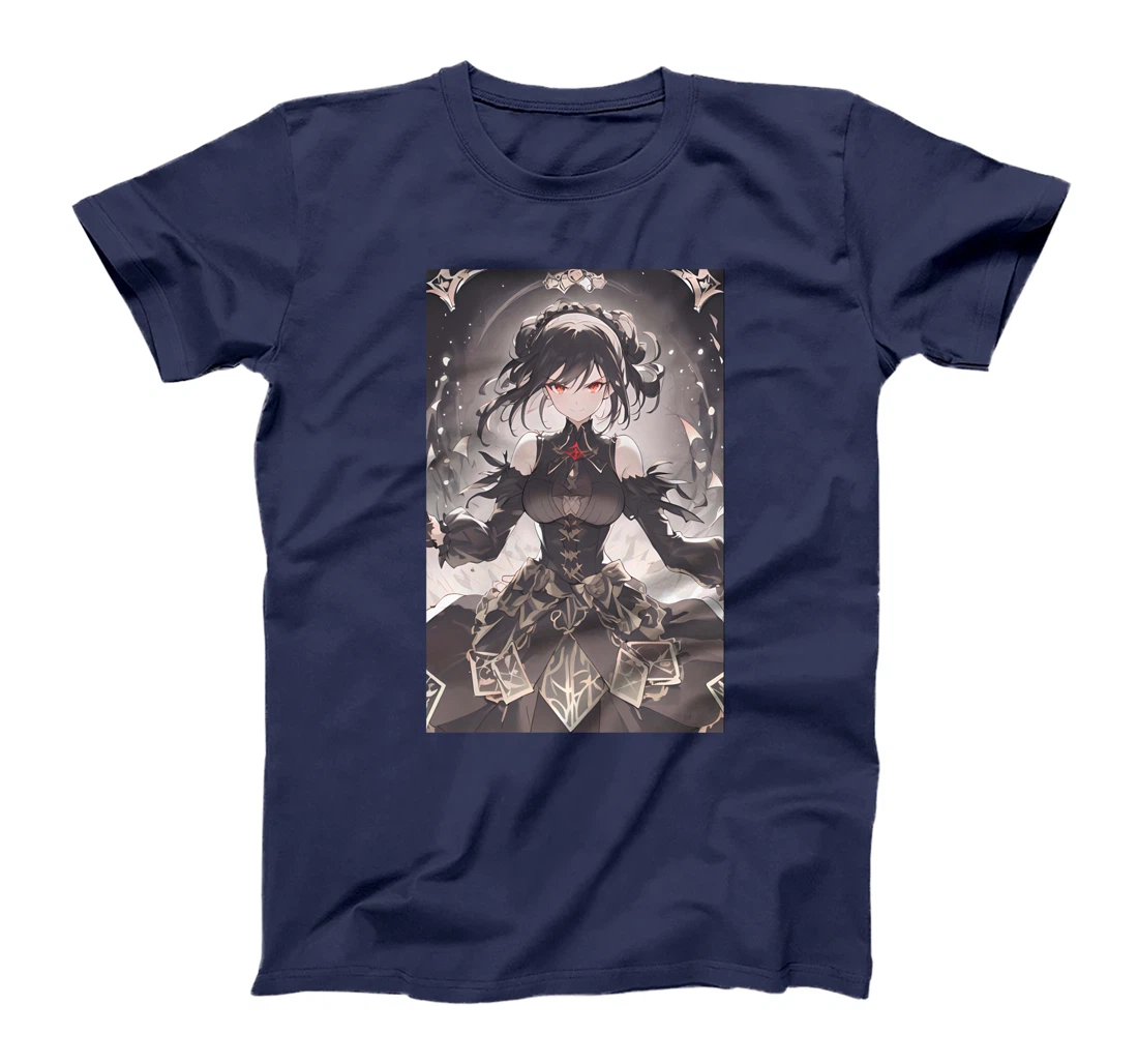 Aesthetic Goth Anime Girl Soft Grunge Gothic Waifu T-Shirt
