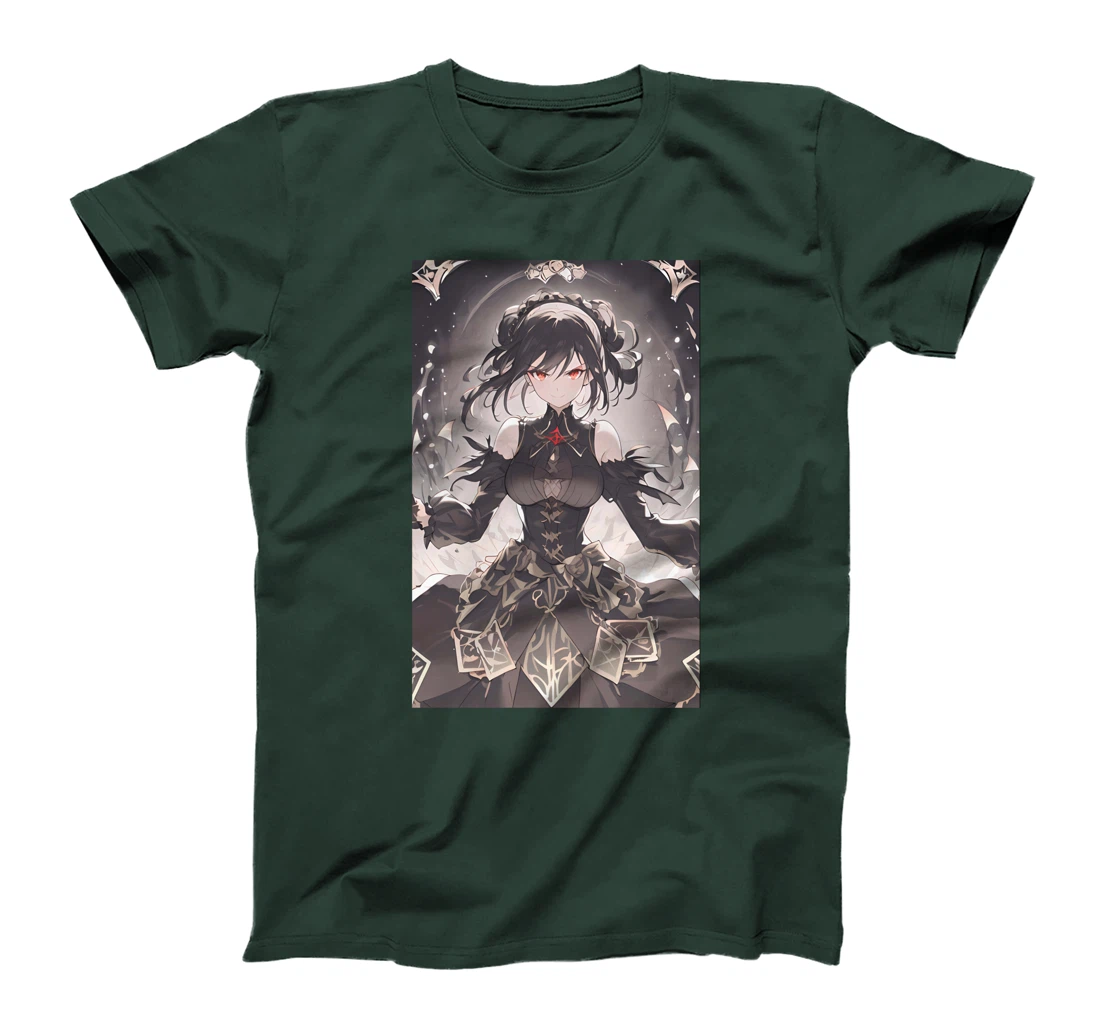 Aesthetic Goth Anime Girl Soft Grunge Gothic Waifu T-Shirt