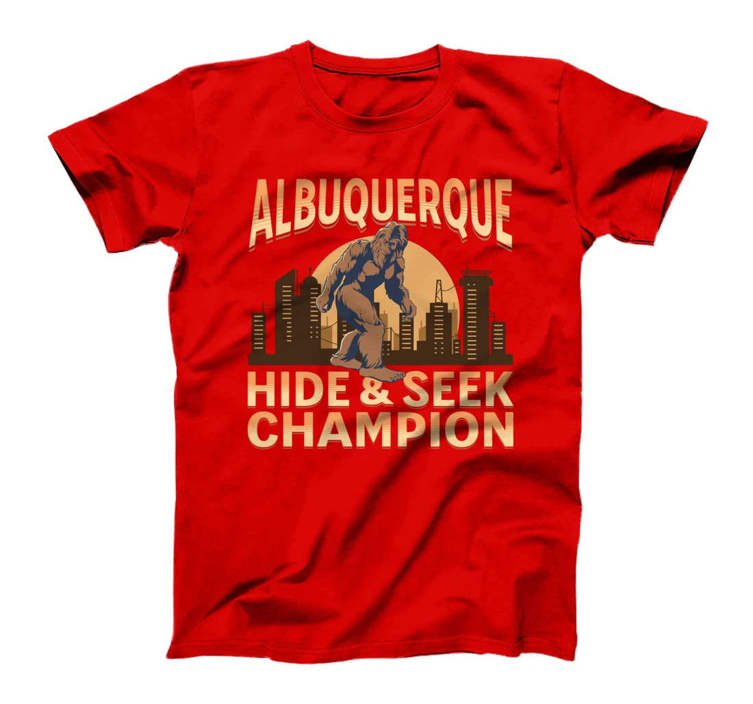 Albuquerque Bigfoot City Sunset Champ T-Shirt