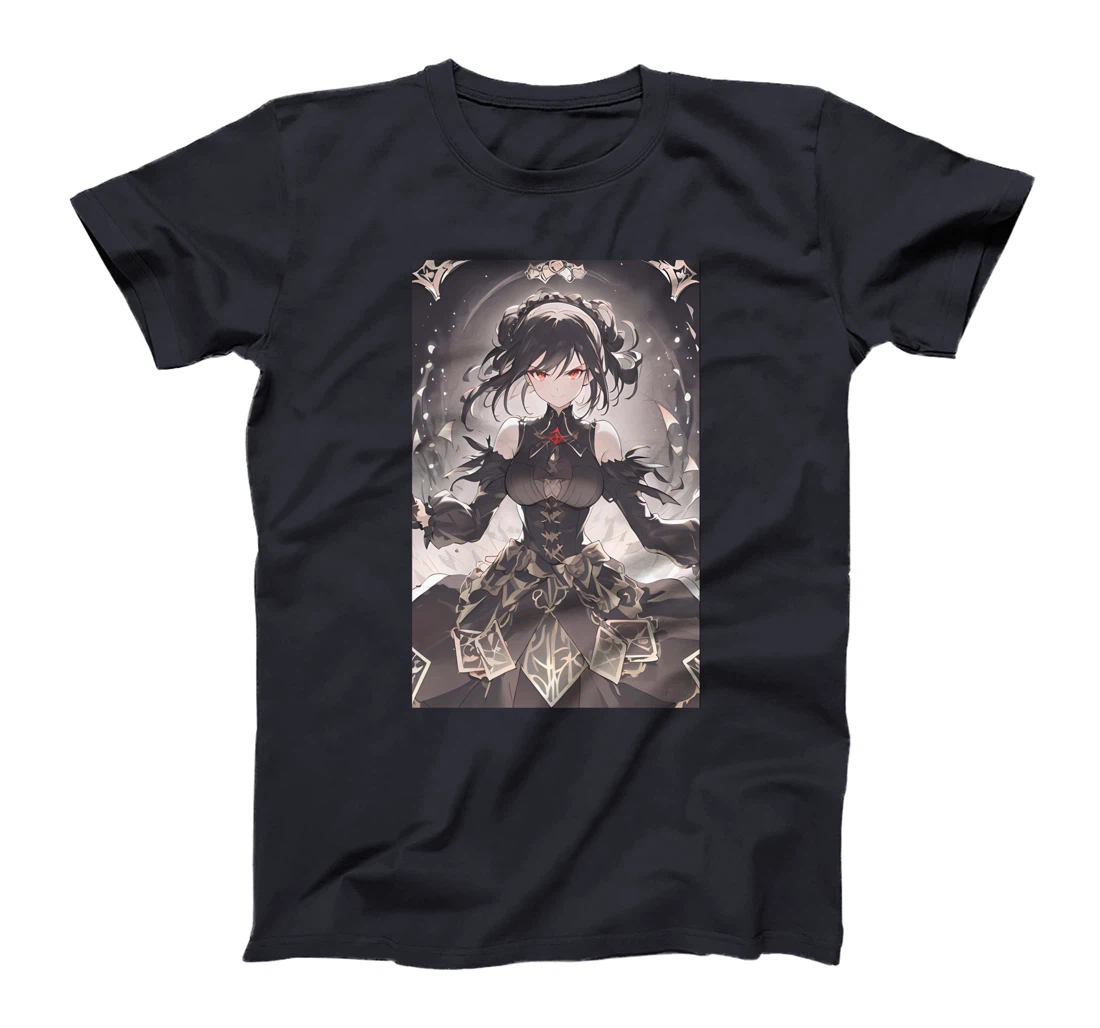 Aesthetic Goth Anime Girl Soft Grunge Gothic Waifu T-Shirt